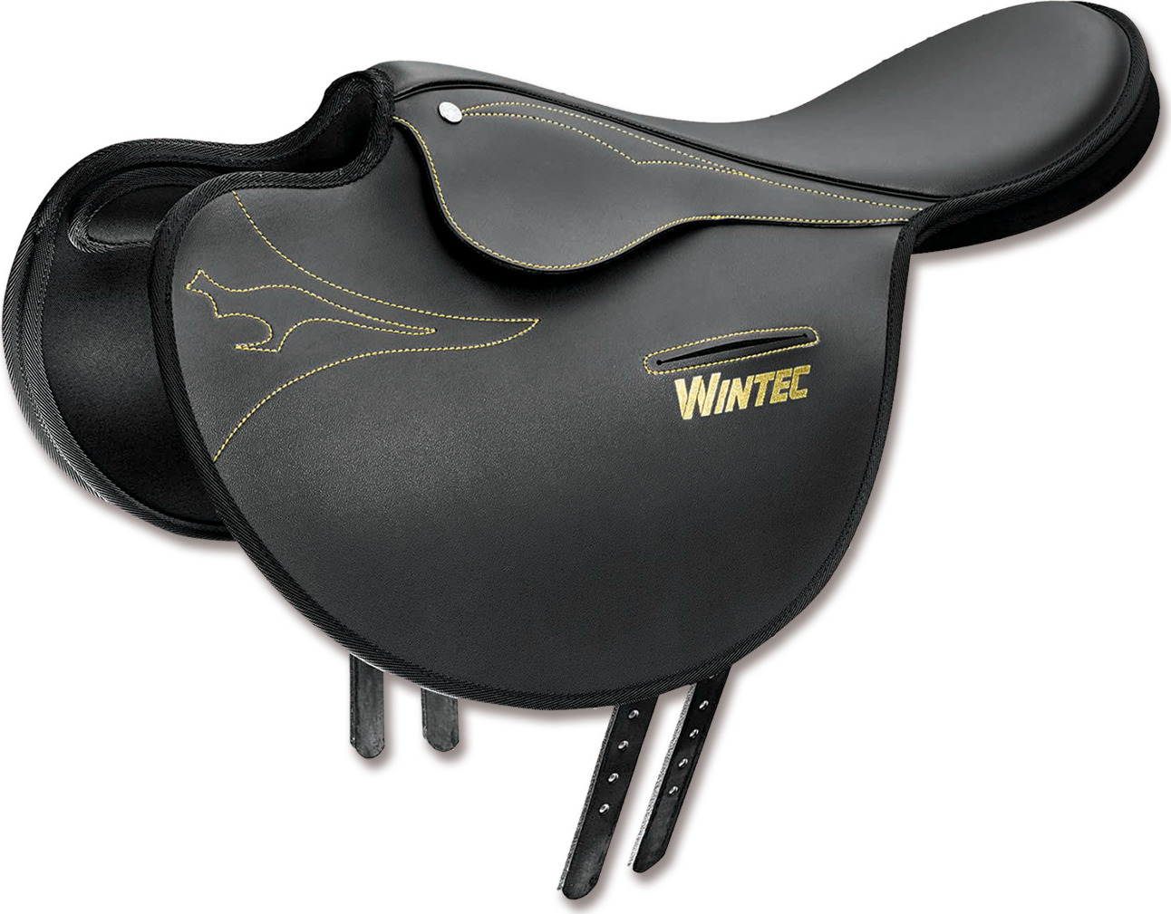 WINTEC Sedlo dostihové Wintec, černé Velikost posedlí: 18", Šířka komory: nastavitelná