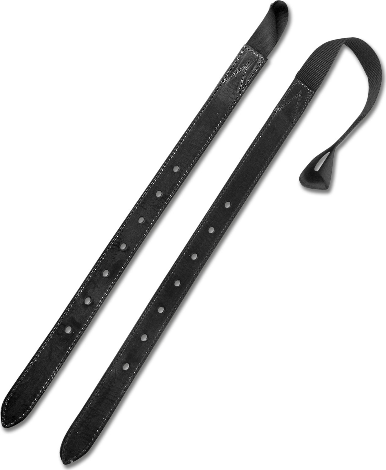 WINTEC Řemeny sedlové Quick-Change Winter, 45 cm, kožené, pár, černé