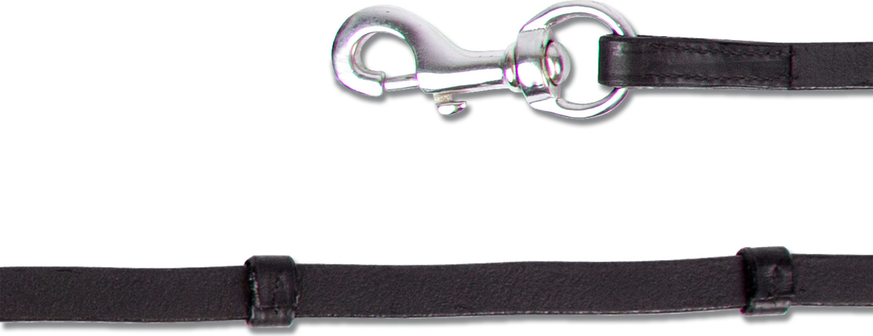 WALDHAUSEN Otěže Island w/Carabiner Waldhausen, 250 cm, black/silver