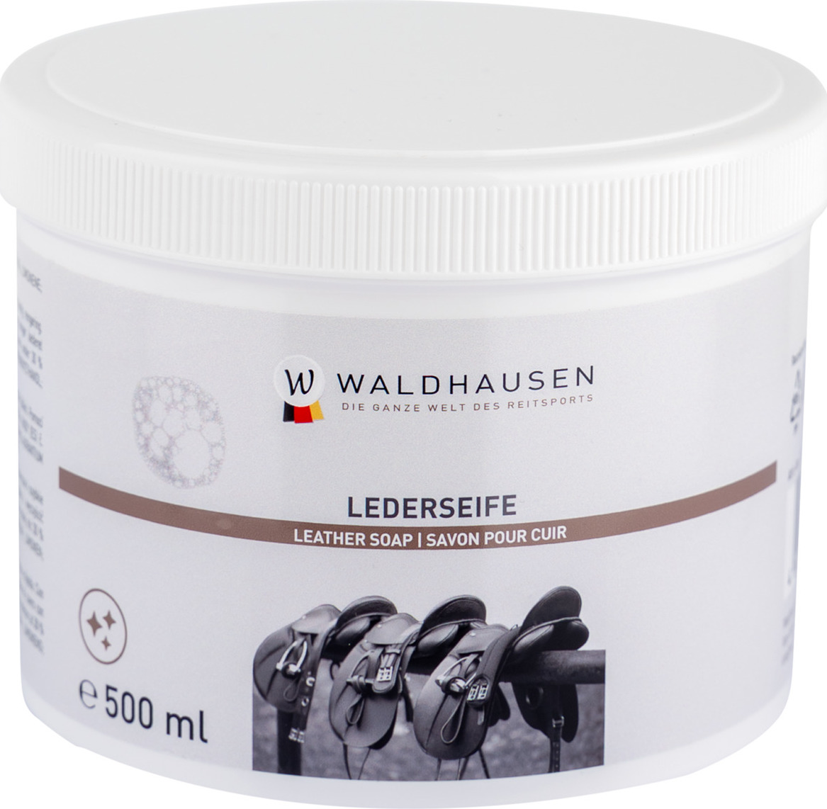 WALDHAUSEN Mýdlo na sedlo Lederseife Waldhausen, 500 ml