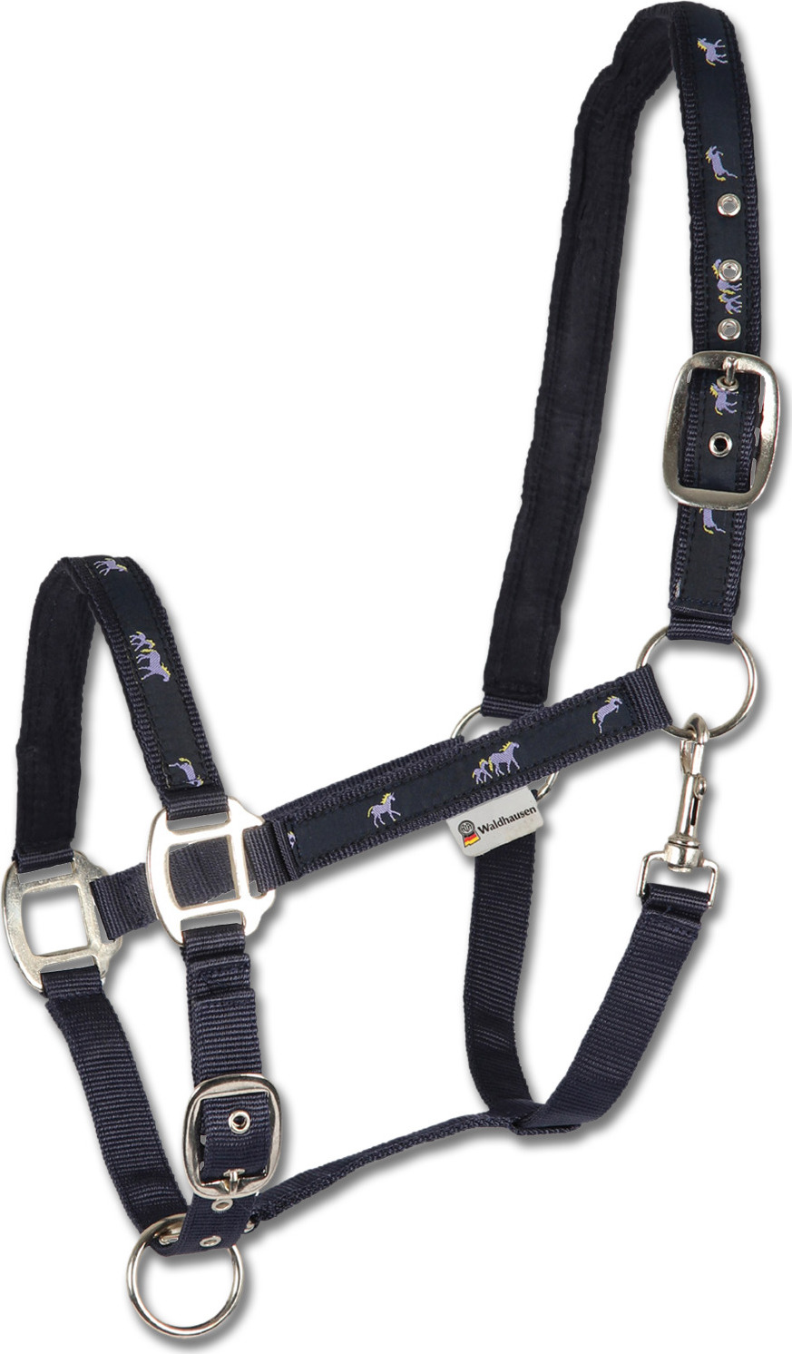 WALDHAUSEN Ohlávka Little horse Waldhausen, navy Velikost: COB