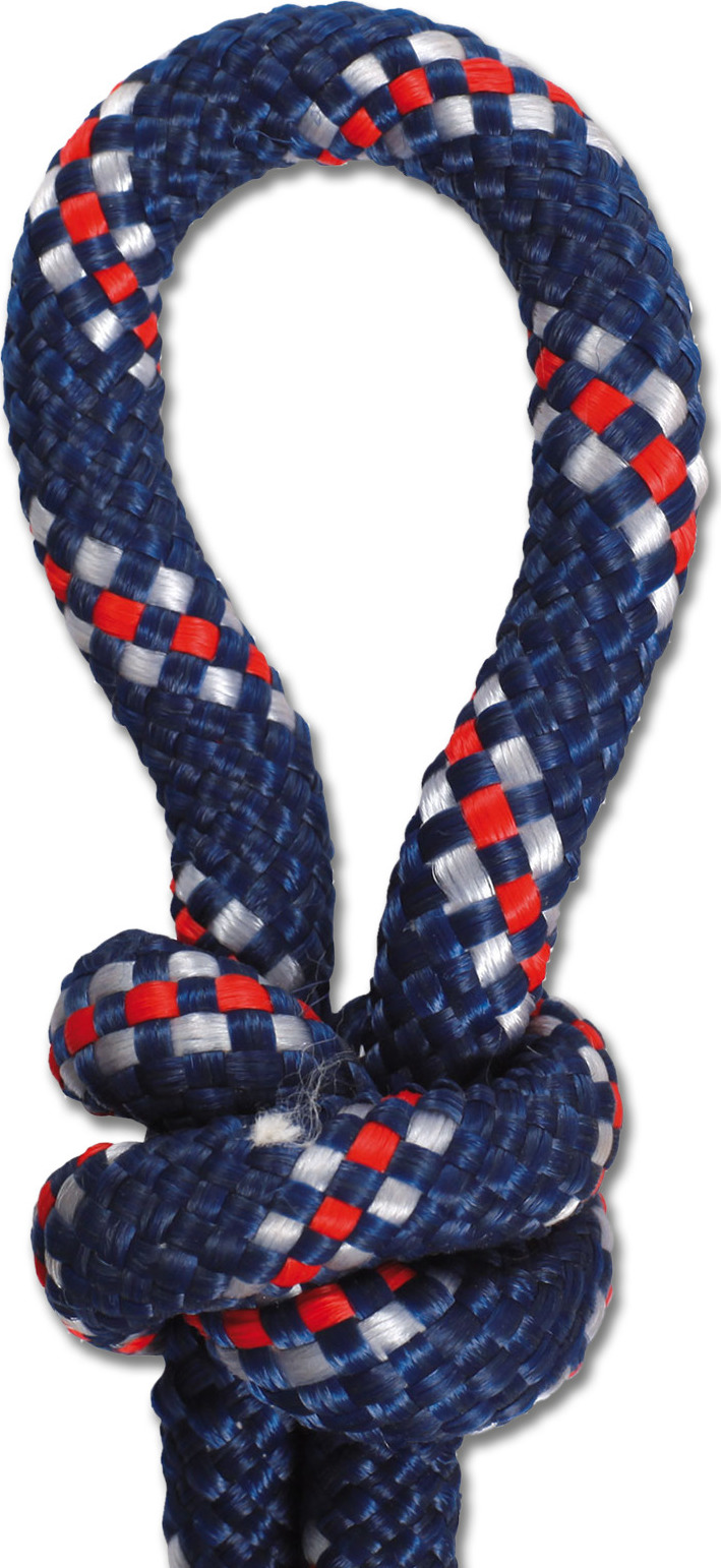 WALDHAUSEN Provazová ohlávka Waldhausen, blue/red/white Velikost: FULL