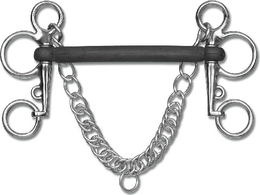 WALDHAUSEN Udidlo Pelham nelomené Waldhausen, 15 mm Velikost: 13,5 cm