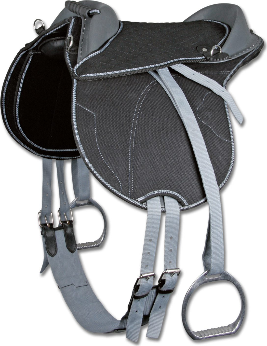 WALDHAUSEN Sedlo Waldhausen, dětské, black/grey Velikost posedlí: 16,5"