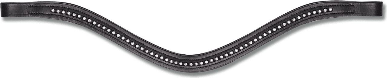 WALDHAUSEN Čelenka zakřivená Star Diamond Waldhausen, černá Velikost: PONY