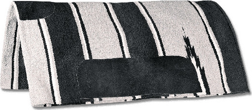 WALDHAUSEN Dečka podsedlová Navajo Waldhausen, westernová, black/grey Velikost: FULL