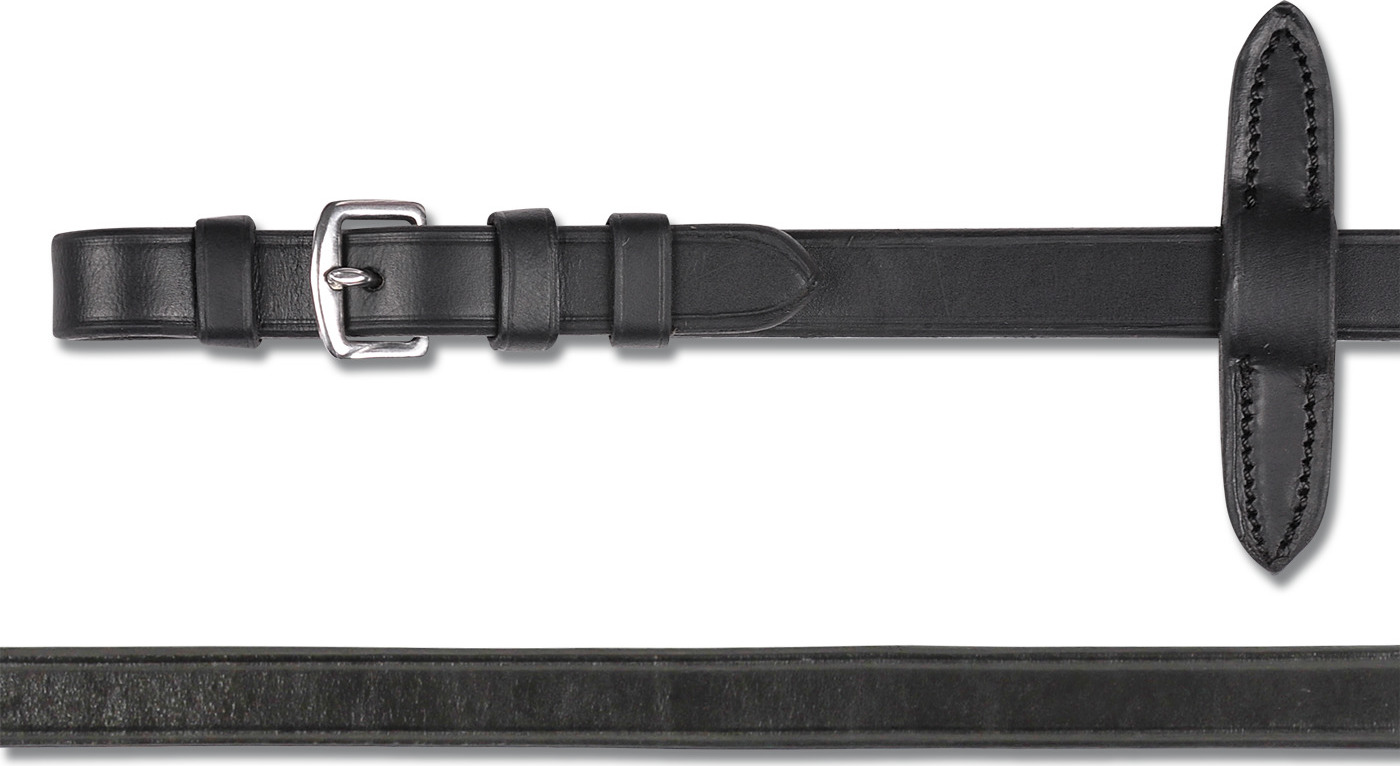 WALDHAUSEN Otěže X-Line Waldhausen, kůže, 140 cm, černé