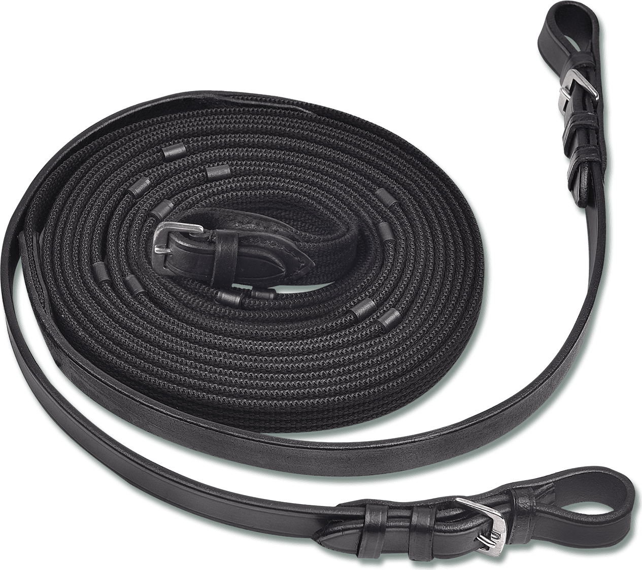 WALDHAUSEN Otěže dlouhé X-Line Waldhausen, 300 cm/400 cm, černé Varianta: 3 m