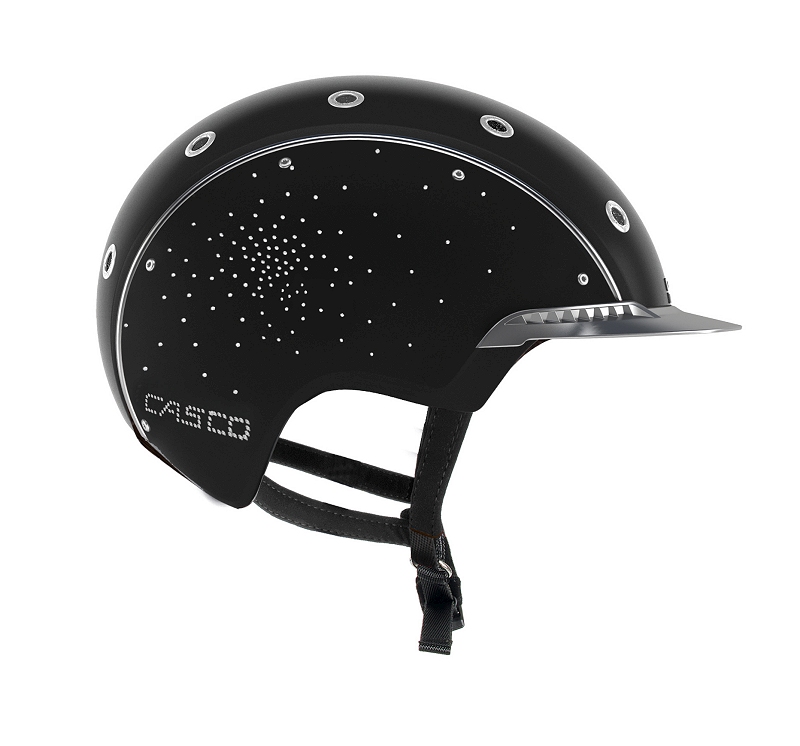 CASCO Helma Spirit-3 Crystal CASCO, černá Obvod hlavy: 58-62 cm
