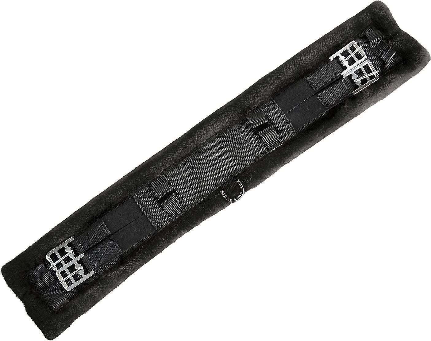USG Podbřišník drezurní USG, s beránkem, black/black Délka: 75 cm