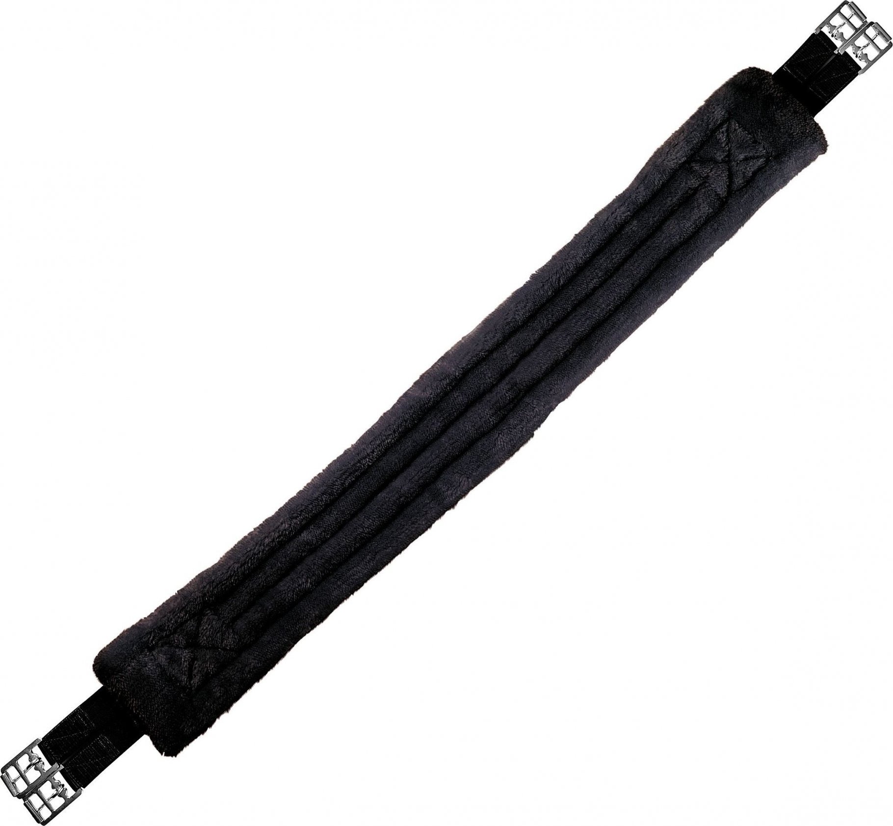 USG Podbřišník nylonový USG, s beránkem, black/black Délka: 95 cm