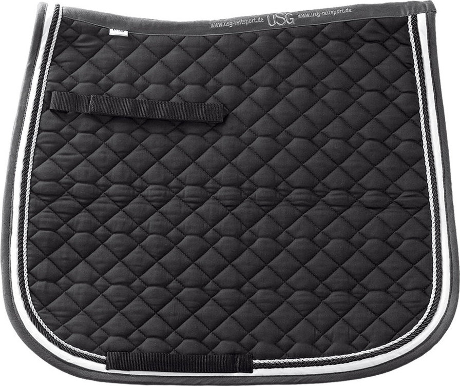 USG Dečka podsedlová prošívaná USG, všestranná, black/ecru/grey Velikost: FULL