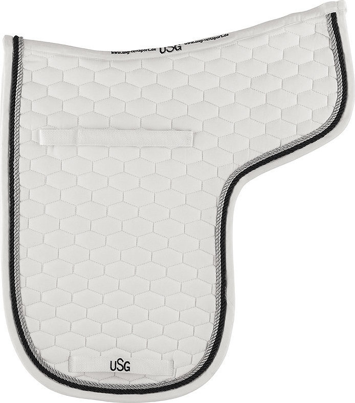 USG Dečka podsedlová vykrojená USG, všestranná, white/black Velikost: FULL