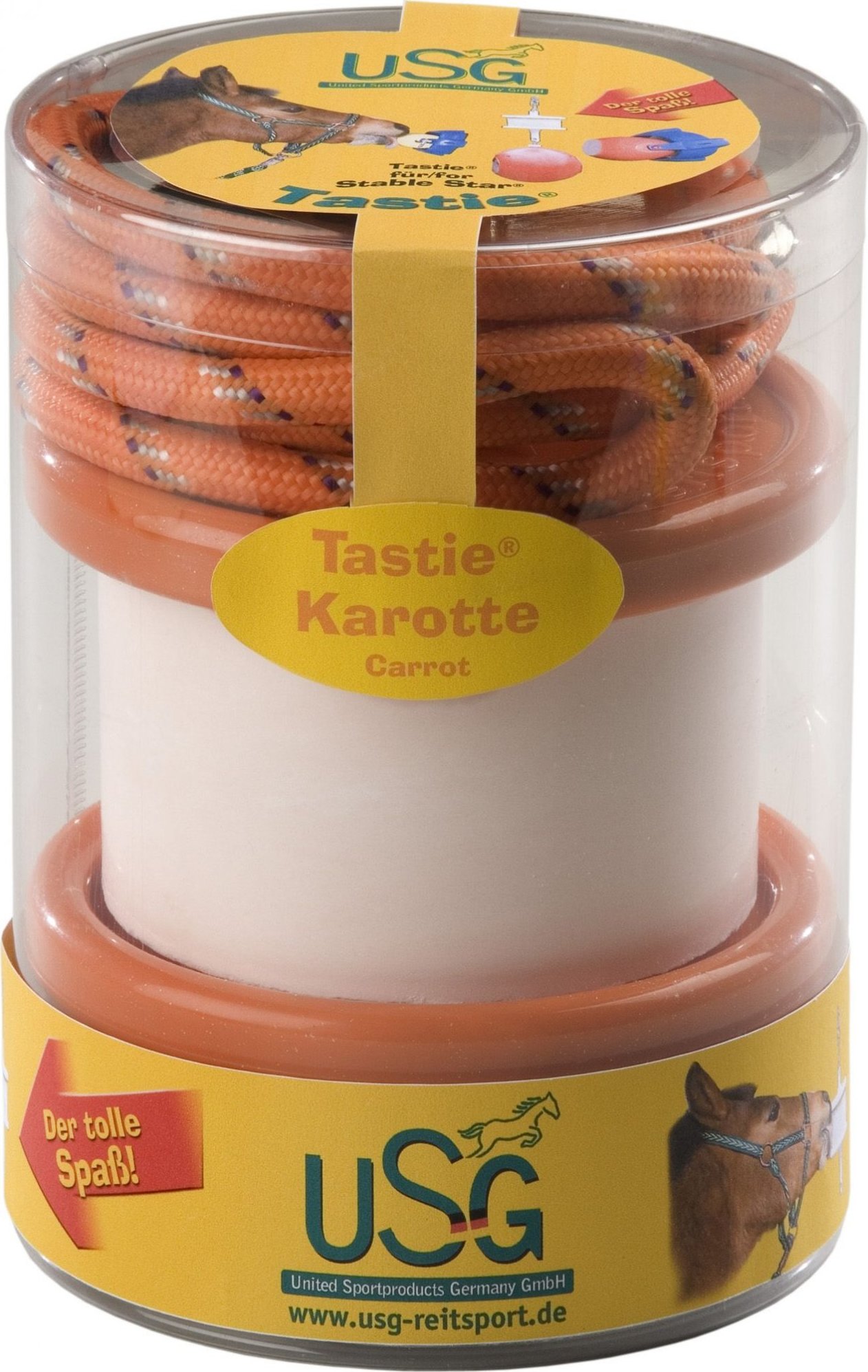 Tasties Liz včetně držáku Tasties®, 650 g, různé příchutě Příchuť: mrkev