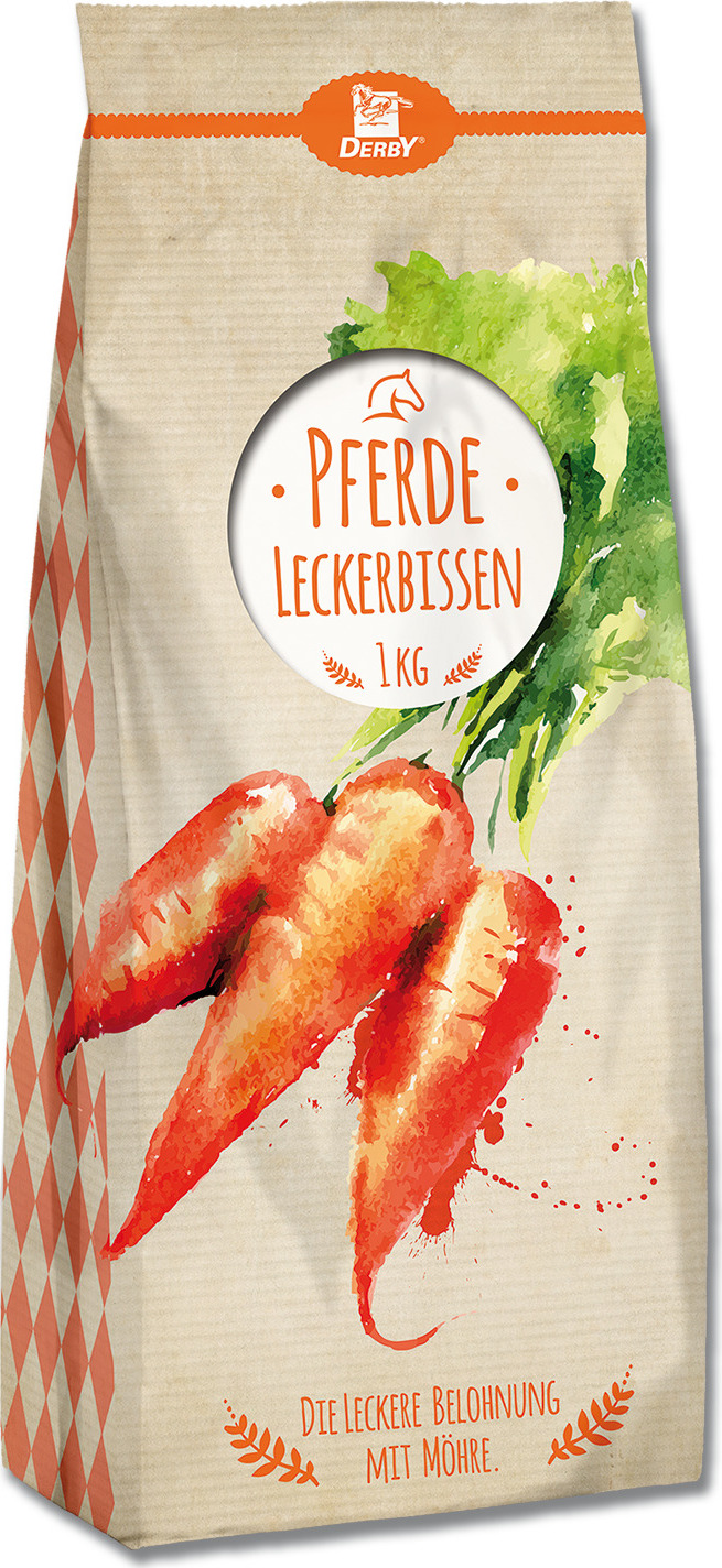 WALDHAUSEN Pamlsky pro koně Derby Waldhausen, 1 kg, mrkvové