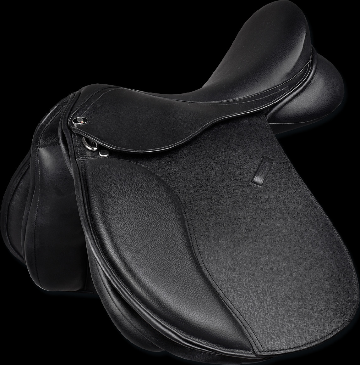 WALDHAUSEN Sedlo všestranné Comfort General Purpose Pony Waldhausen, černé Velikost: 15,5"/39 cm, Velikost posedlí: 15,5", Šířka komory: extra široká