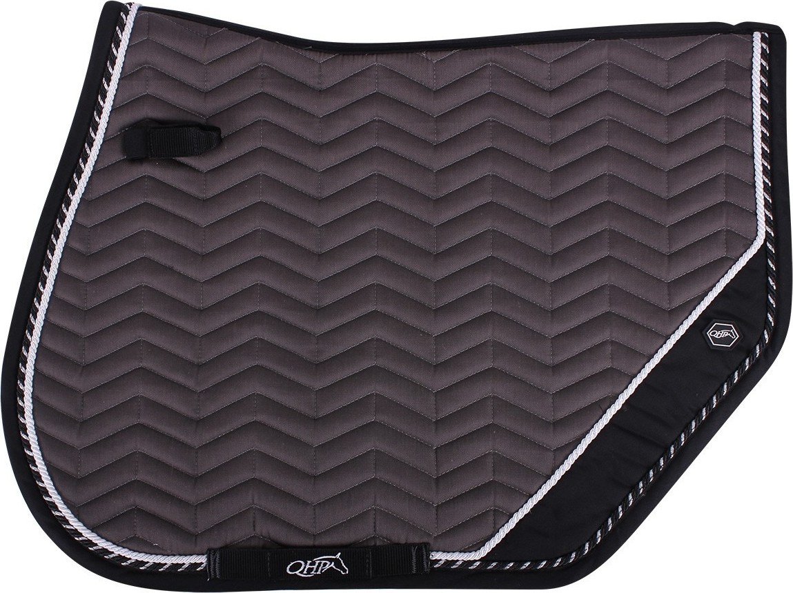 QHP Podsedlová dečka Shiva QHP, všestranná, black/grey Velikost: COB/FULL
