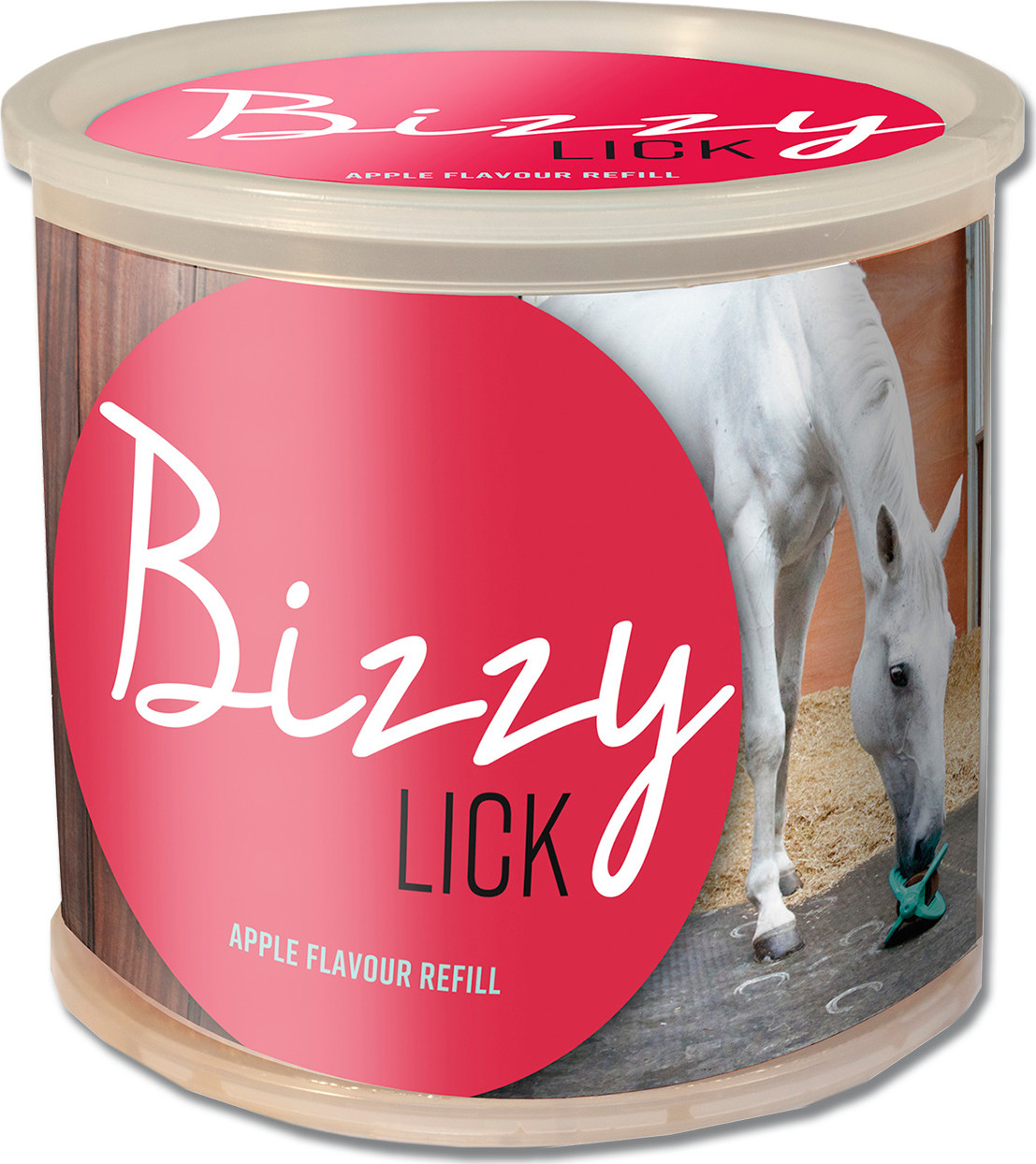 Bizzy Horse Náplň do hračky Bizzy Ball, 1 kg, jablko
