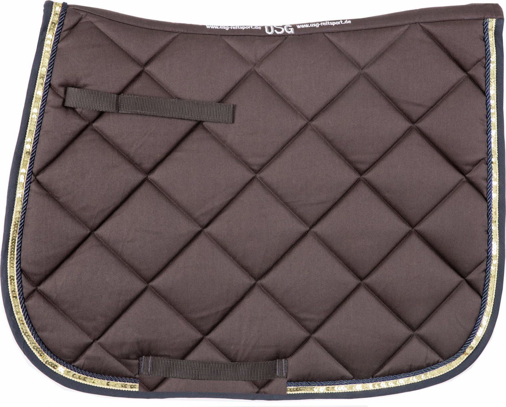 USG Dečka podsedlová Tiffany USG, všestranná, FULL, brown/navy