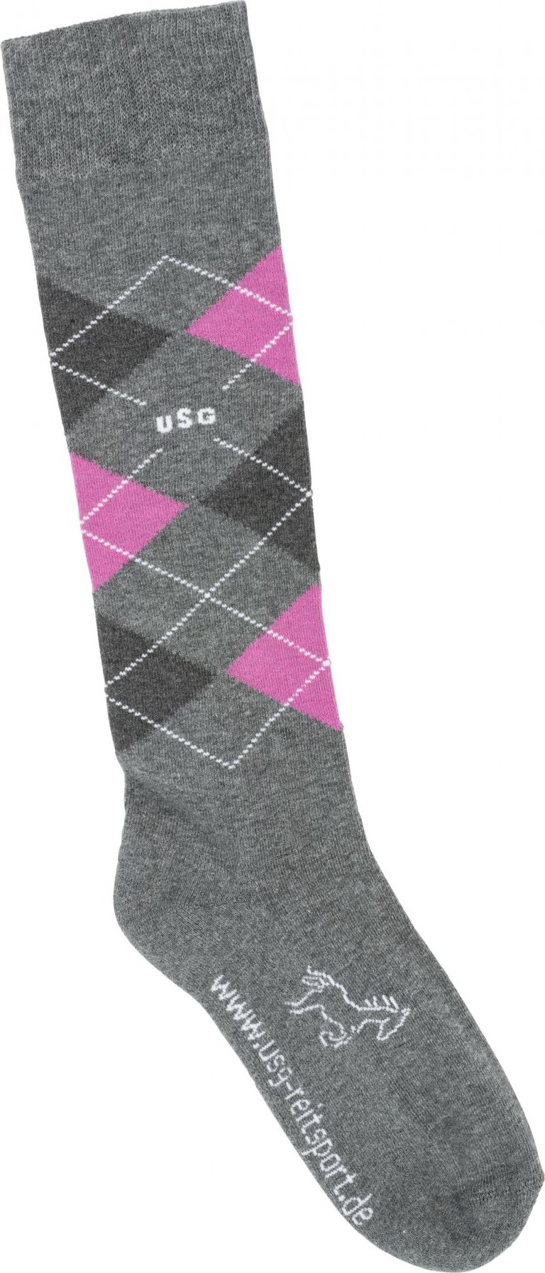 USG Podkolenky jezdecké Caro USG, pár, grey/rose Velikost: 36-41