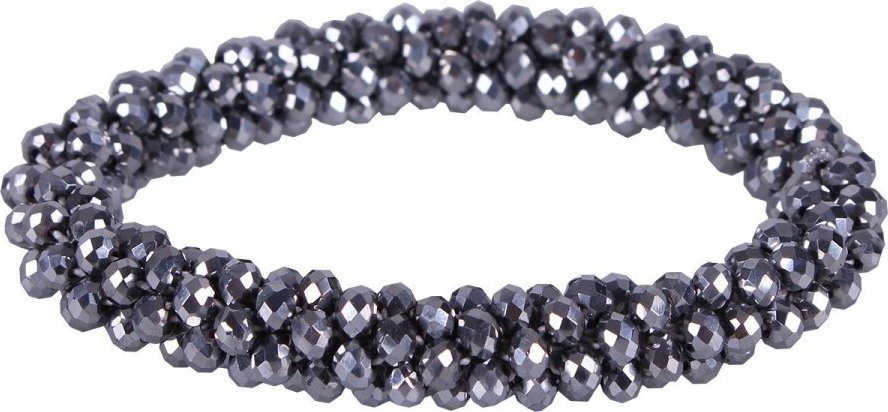 QHP Gumička do vlasů Shine QHP, silver