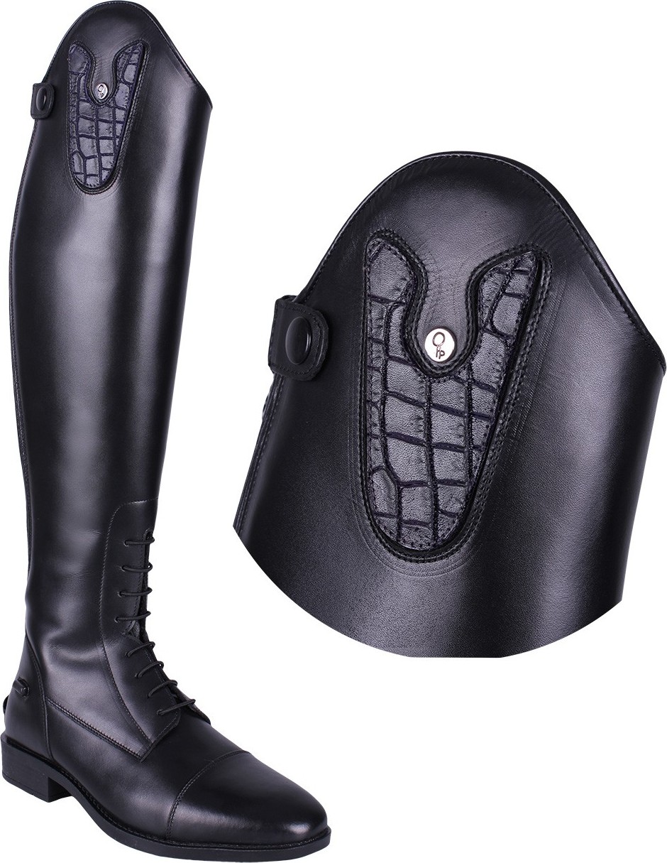 QHP Vyměnitelné díly k botám Sasha Croco QHP, pár, matt black