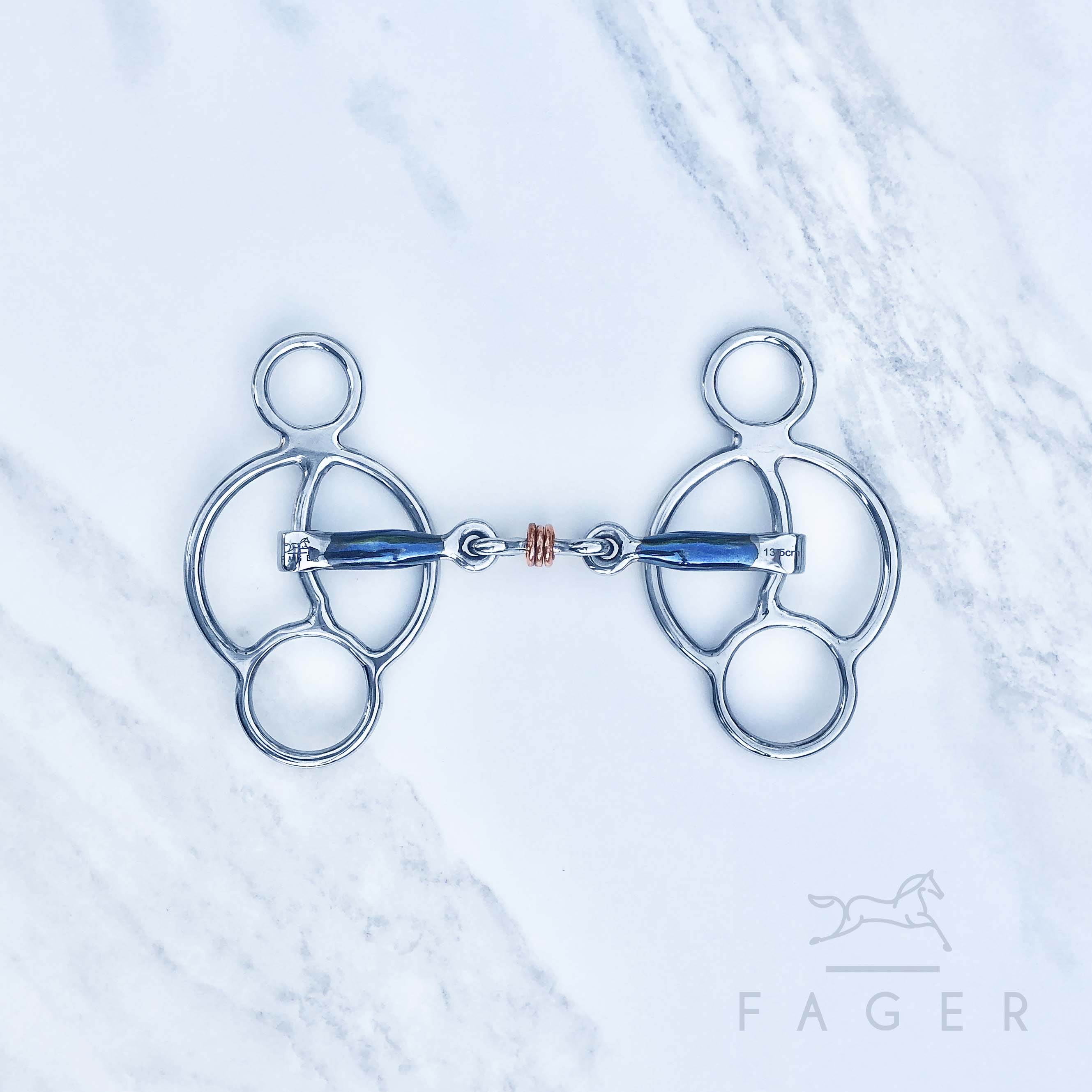 Udidlo sněhulák dvakrát lomené 3 rings Fager Tom Velikost: 13,5 cm
