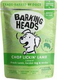 BARKING HEADS Kapsička pro psy Chop Lickin’ Lamb BARKING HEADS, 300 g