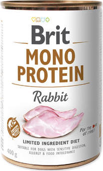 Brit Dog konz Mono  Protein Rabbit 400 g