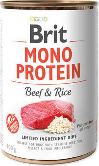 Brit Dog konz Mono Protein Beef & Rice 400 g