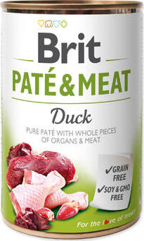 Brit Dog konz Paté & Meat Duck 400 g