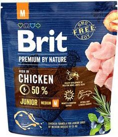 Brit Premium Dog by Nature Junior M 1 kg