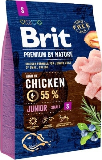 Brit Premium Dog by Nature Junior S 3 kg