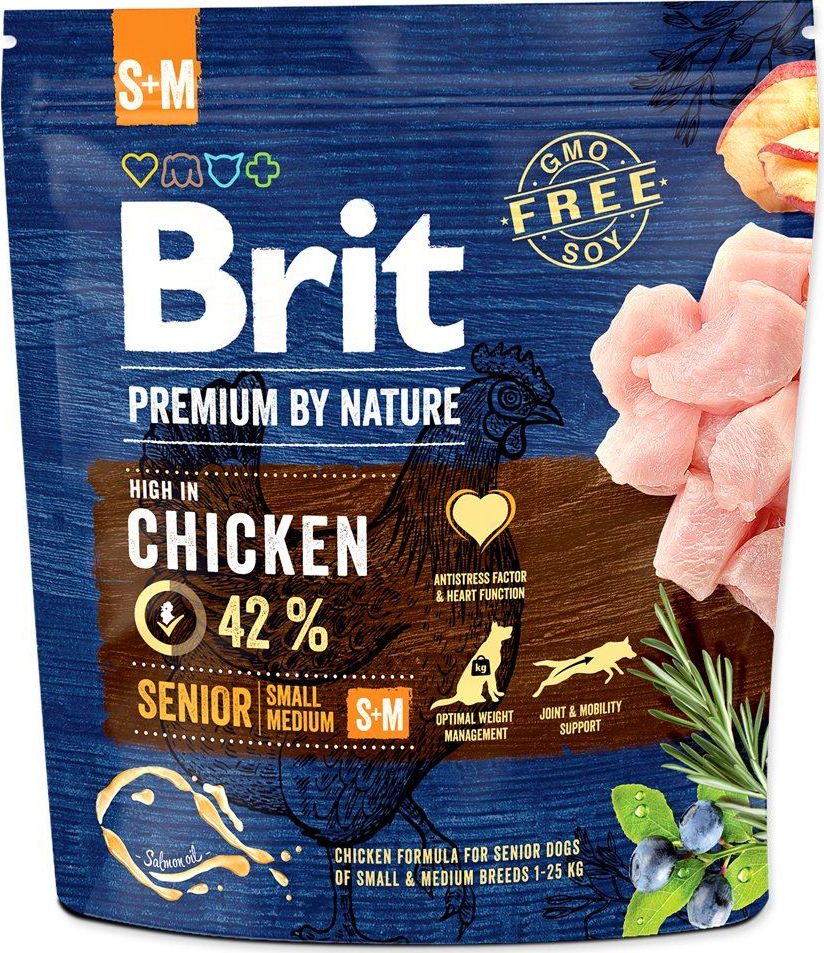 Brit Premium Dog by Nature Senior S+M 1 kg