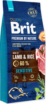 Brit Premium Dog by Nature Sensitive Lamb 8 kg