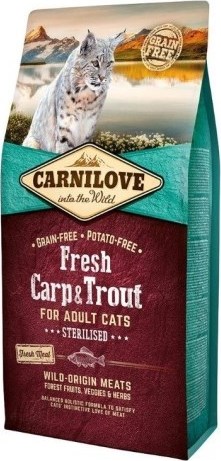 Carnilove Cat Fresh Carp & Trout Sterilised Adult 6 kg