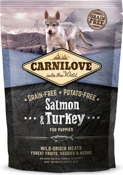 Carnilove Dog Salmon & Turkey for Puppies 1,5 kg