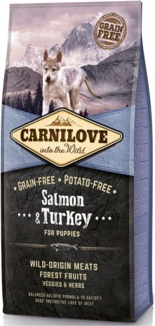 Carnilove Dog Salmon & Turkey for Puppies 12 kg