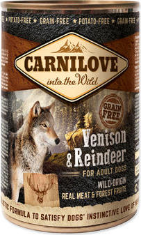 Carnilove Wild konz Meat Venison & Reindeer 400 g