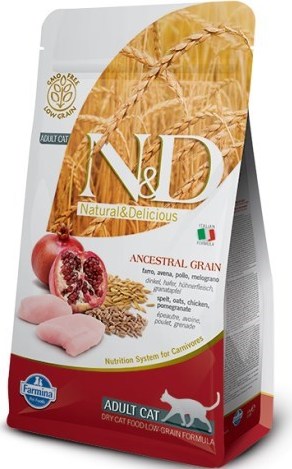 N&D (Farmina Pet Foods) N&D LG CAT Adult Chicken & Pomegranate 300 g
