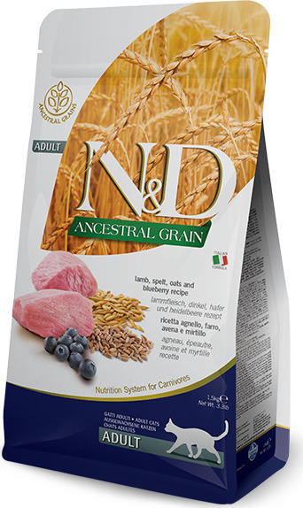 N&D (Farmina Pet Foods) N&D LG CAT Adult Lamb & Blueberry 10 kg