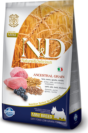 N&D (Farmina Pet Foods) N&D LG DOG Adult Mini Lamb & Blueberry 800 g