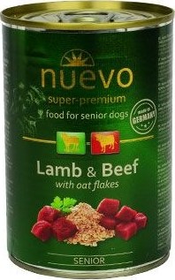 Nuevo pes senior jehněčí s ovesnými vl. konz. 400 g