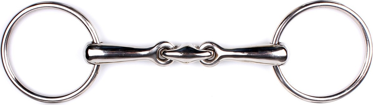 Q-essentials Udidlo stihlové dvakrát lomené Q-essentials, 17 mm, silver Velikost: 12,5 cm