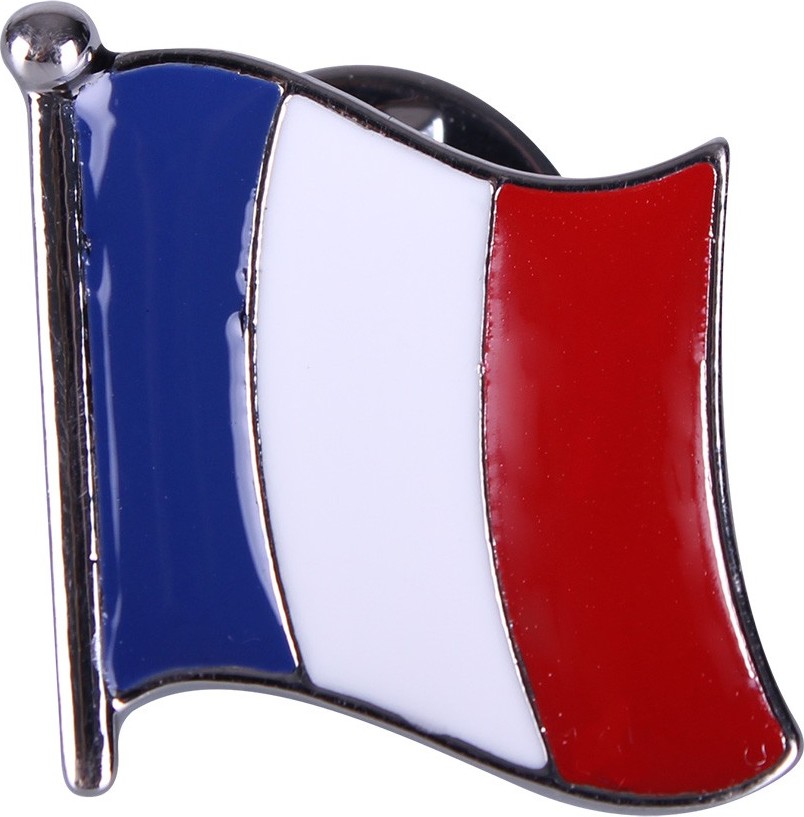 QHP Brož vlajka QHP, france