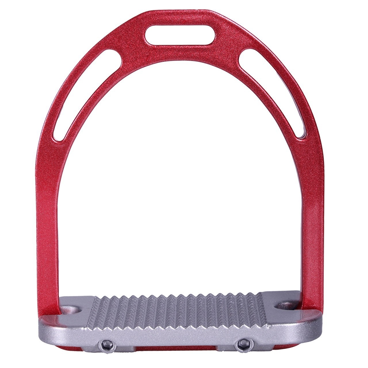QHP Třmeny hliníkové QHP, 12cm, bright red Velikost: 12 cm