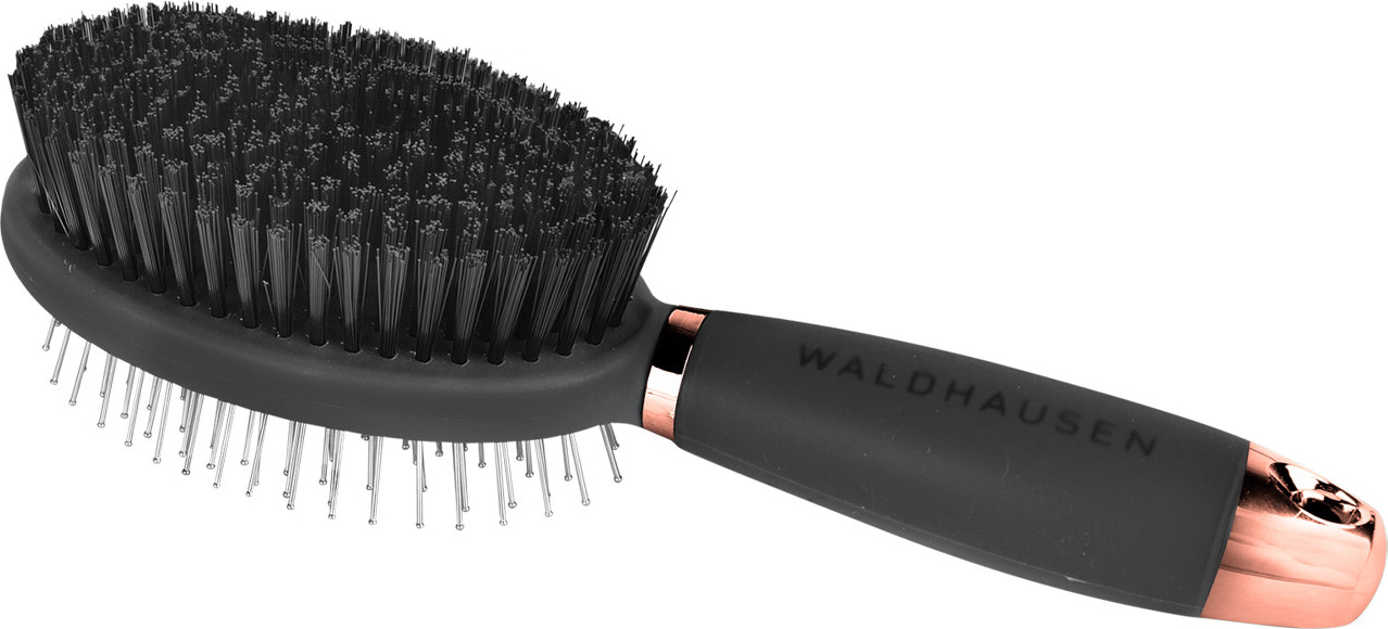 WALDHAUSEN Kartáč oboustranný s gelovou rukojetí Waldhausen, black/rose gold