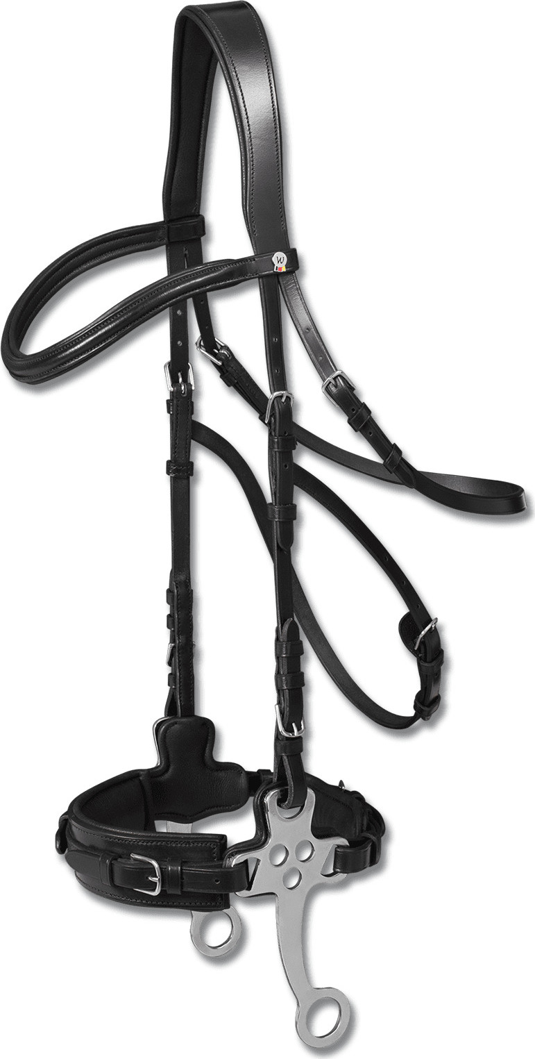 WALDHAUSEN Uzdečka X-Line Hackamore Waldhausen, černá Velikost: COB