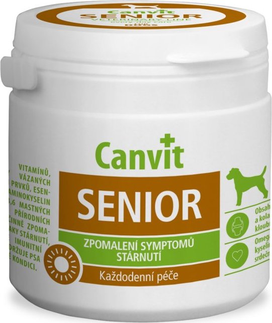 Canvit Senior pro psy ochucený 100 g