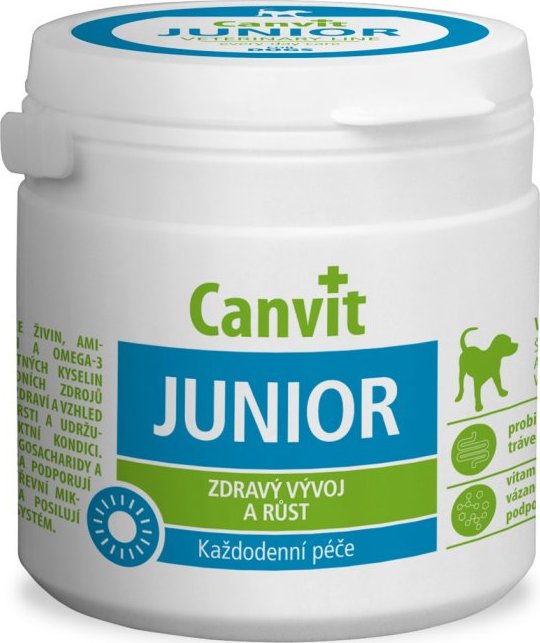 Canvit Junior pro psy ochucený, 100 g